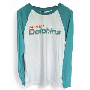 NFL BRAND MIAMI DOLPHINS- Long Sleeve Shirt. Men’s Size S